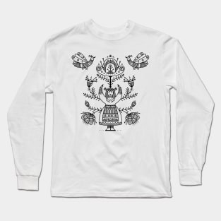 Ukrainian Tree of Life Black Long Sleeve T-Shirt